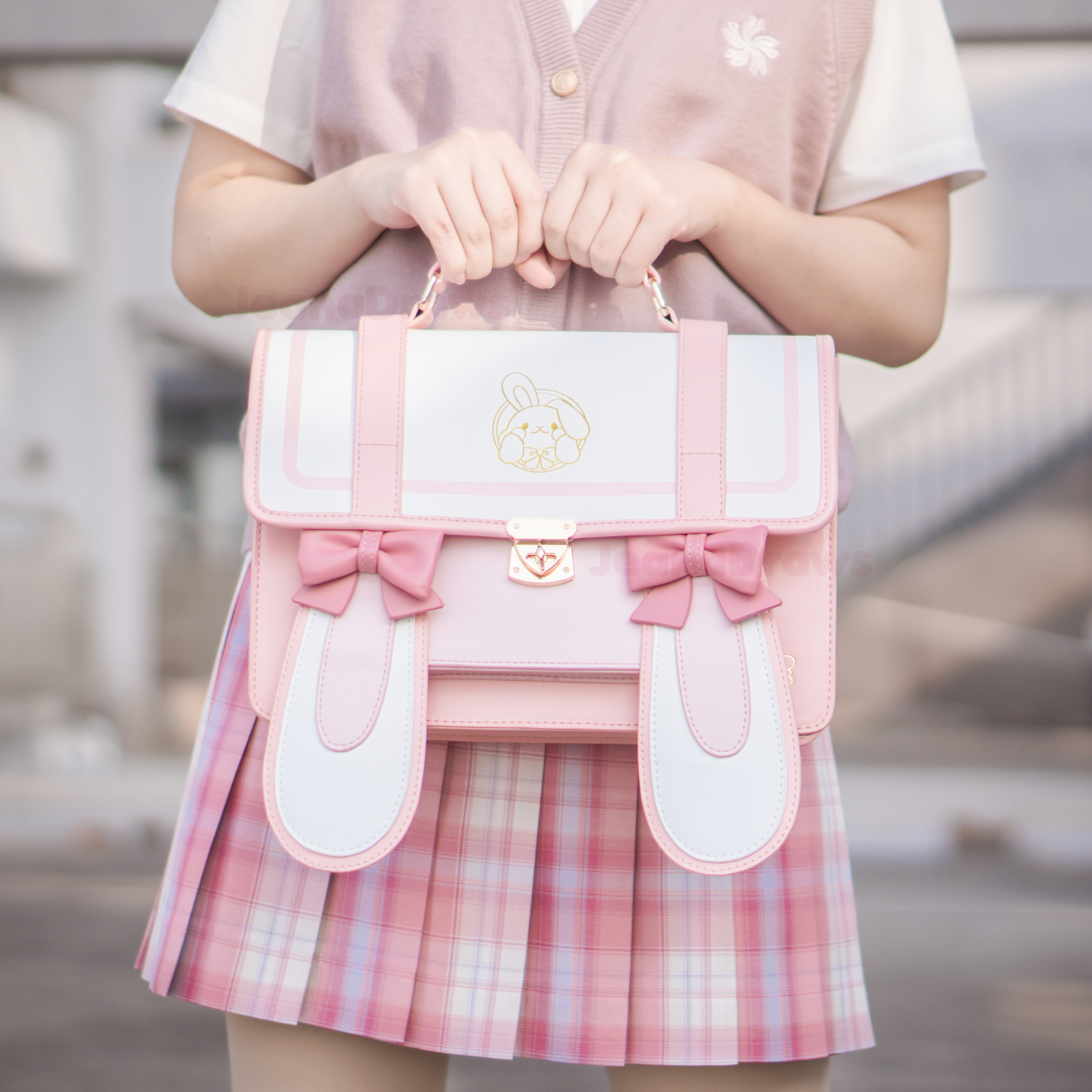 Plaid Pattern Messenger Bag, Cute Release Buckle Decor Shoulder Bag, Kawaii  Handbag For Students - Temu Bahrain