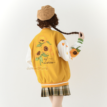 Load image into Gallery viewer, [PREORDER] Sunflower Varsity Jacket [SHIPS JAN/FEB]
