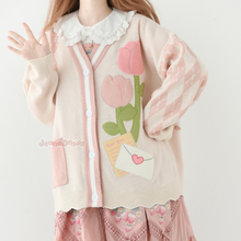 Load image into Gallery viewer, Tulip Letter Cardigan
