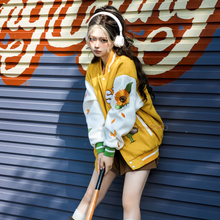 Load image into Gallery viewer, [PREORDER] Sunflower Varsity Jacket [SHIPS JAN/FEB]
